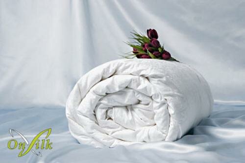 Новое детское одеяло из шелка OnSilk 110х140 Летнее 250 гр 3450