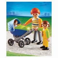 Больница: Семья. Детская коляска с откидным верхом Playmobil 4408pm