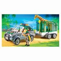 Зоопарк: Автомобиль зоопарка с прицепом Playmobil 4855pm