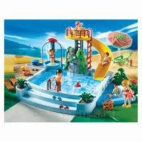 Каникулы: Бассейн с водяной горкой и солнечной террасой Playmobil 4858pm Каникулы: Бассейн с водяной горкой и солнечной террасой Playmobil 4858pm