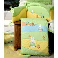 Одеяло из ткани пике с вышивкой для люльки в уп. Babypiu 48.155VERDE