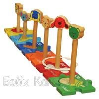 Деревянный кольцеброс Патрик и его друзья Ks Kids Kidiwood KW18104