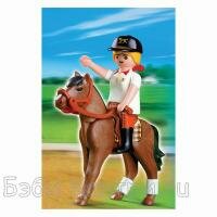 Конный клуб: Всадница на лошади Playmobil 4191pm