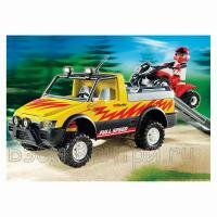 Гонки: Пикап перевозчик с квадроциклом Playmobil 4228pm