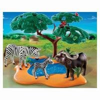 Африка: Буйвол с зебрами под деревом Playmobil 4828pm