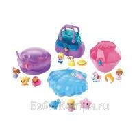 Игровой набор Squinkies Волшебный сундучок, 3 шт.в упаковке+домик Bandai 78281A