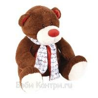 Медвежонок Тимоша Button Blue, коричневый 28 см 42-120168