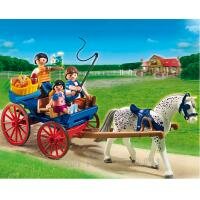 Лошади: Повозка, запряженная лошадью Playmobil 5226pm