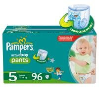 Трусики Pampers Active Boy 12-18 кг. 96 шт. (5) (для мальчиков)