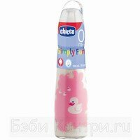 Бутылочка ст. 250 мл, с/с, 1 отв, норм.поток Chicco 71101.01.04
