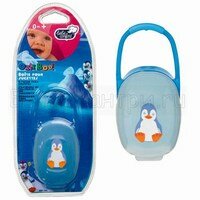 Контейнер для 2-х пустышек Веселые Пингвины OZIE BOO! 30000393