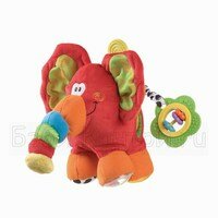 Мягкая развивающая игрушка-погремушка «Слон» Playgro 0103089