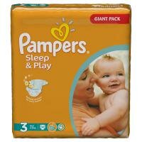 Подгузники Pampers Sleep&Play 4-9 кг. 100 шт. (3)