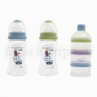 Бутыл. EVIDENCE 270 ml 2 шт.+ дозатор смесей 3 отд. Bebe Confort 30000158