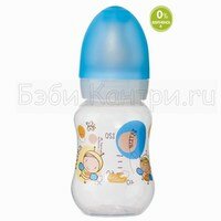 Бутылочка 120 мл, белая, Nina & Martin,соска лат 3 скор.пот Bebe Confort 30000521