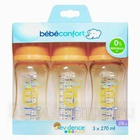 Набор 3 бутыл. EVIDENCE PURE (0%bisphenol) 270 мл Bebe Confort 30000531