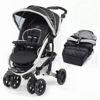 Детская прогулочная коляска + переноска Graco Quattro Tour Sport Completo