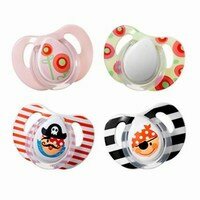 Пустышка латексная анатомическая с рисунком 6-18 мес 2 шт Tommee Tippee 43322961