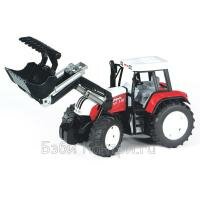 Трактор Steyr CVT 170 с погрузчиком Bruder 02-082