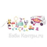 LPS Игрушка набор Таланты на лимузине с 3-мя Зверюшками Hasbro A0410H