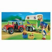 Конный клуб: Джип с фургоном для лошадей Playmobil 4189pm Конный клуб: Джип с фургоном для лошадей Playmobil 4189pm