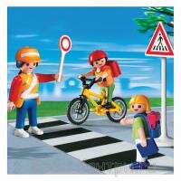 Школа: Школьный регулировщик уличного движения с детьми Playmobil 4328pm