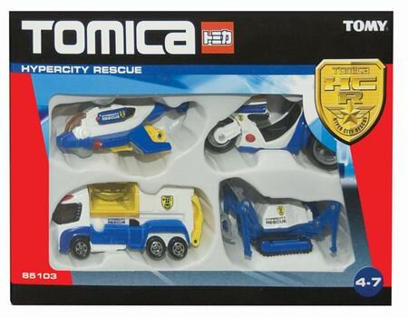 Набор полицейской техники (4 шт.) Tomy 85103